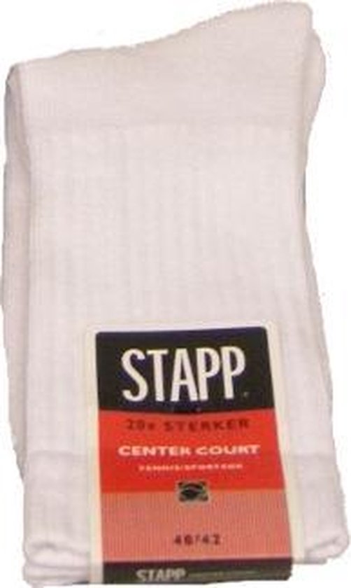 Sok Stapp, -Centercourt-, wit- 43/45