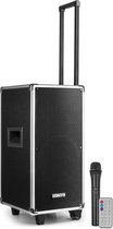 Draadloze speaker - Vonyx ST095 Bluetooth speaker met CD en mp3 speler + draadloze microfoon - 250W