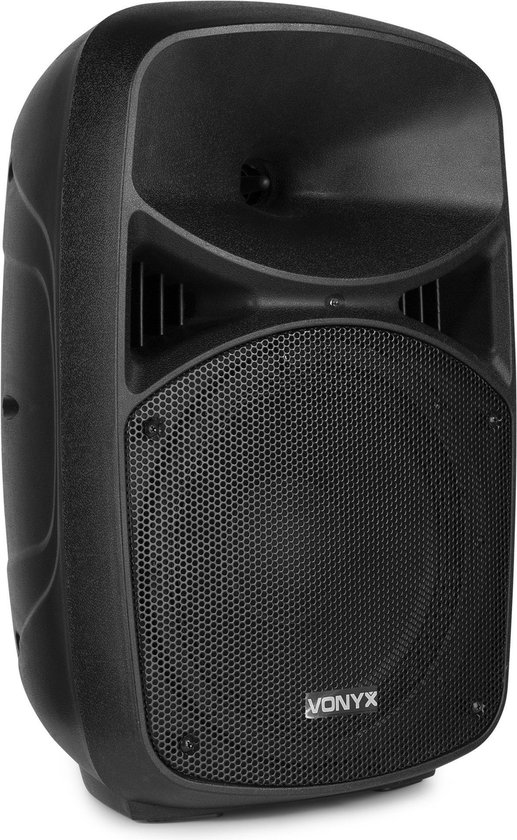PA Speakersset met LED Verlichting, Bluetooth en Microfoon - Vonyx VPS102A - 600 Watt - USB - Vonyx