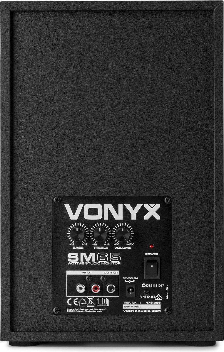 Vonyx SMN30B Enceintes Monitoring Actives