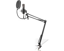 Studio microfoon - Vonyx CMS400 - Met verstelbare arm, shockmount en popfilter