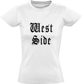 West Side Wit dames t-shirt | cadeau | grappig | funny | maat L