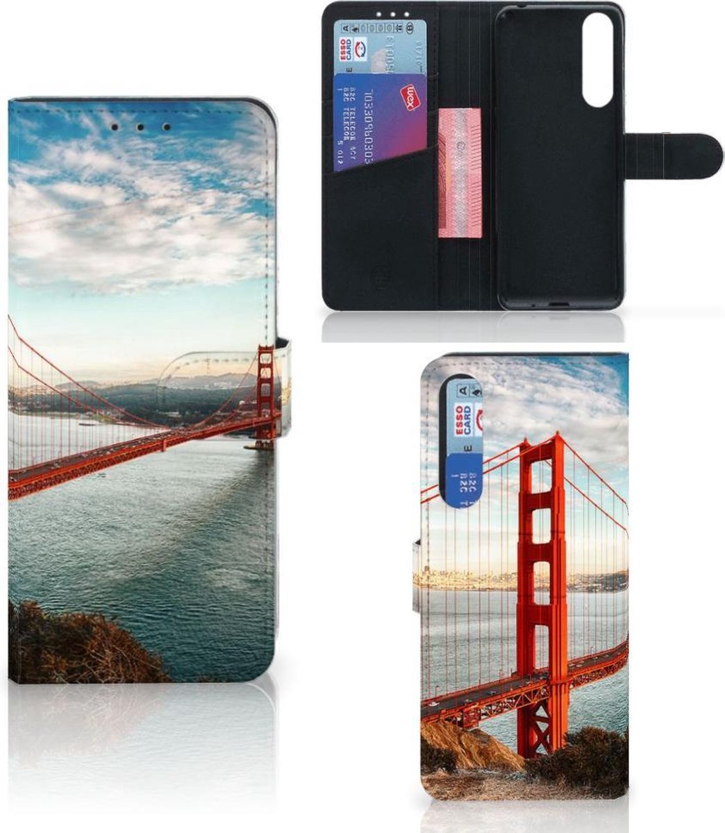 Sony Xperia 1 II Flip Cover Golden Gate Bridge