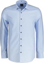 Jac Hensen Overhemd - Modern Fit - Blauw - 3XL Grote Maten