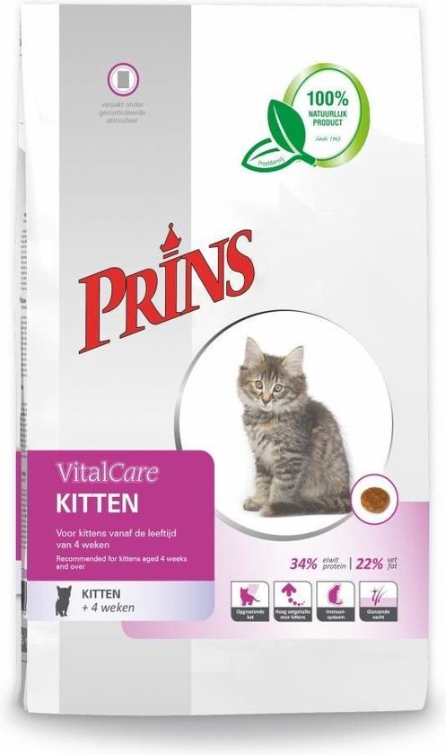 Prins VitalCare Kitten Gevogelte - Kattenvoer - 1.5 kg