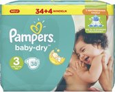 Pampers Baby Dry Luiers Maat 3 Midi (5-9kg) 38 stuks