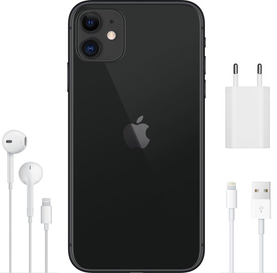 Apple iPhone 11 - 64GB - Zwart