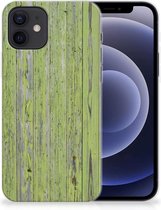 Cover Case iPhone 12 | 12 Pro (6.1") Smartphone hoesje Green Wood