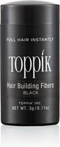 Toppik Hair Building Fibers Zwart - 3 gram - Cosmetische Haarverdikker - Verbergt haaruitval - Direct voller haar