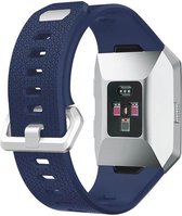 watchbands-shop.nl Siliconen bandje - Fitbit Ionic - Donker Blauw