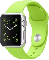 watchbands-shop.nl bandje - bandje geschikt voor Apple Watch Series 1/2/3/4 (38&40mm) - Groen - S/M
