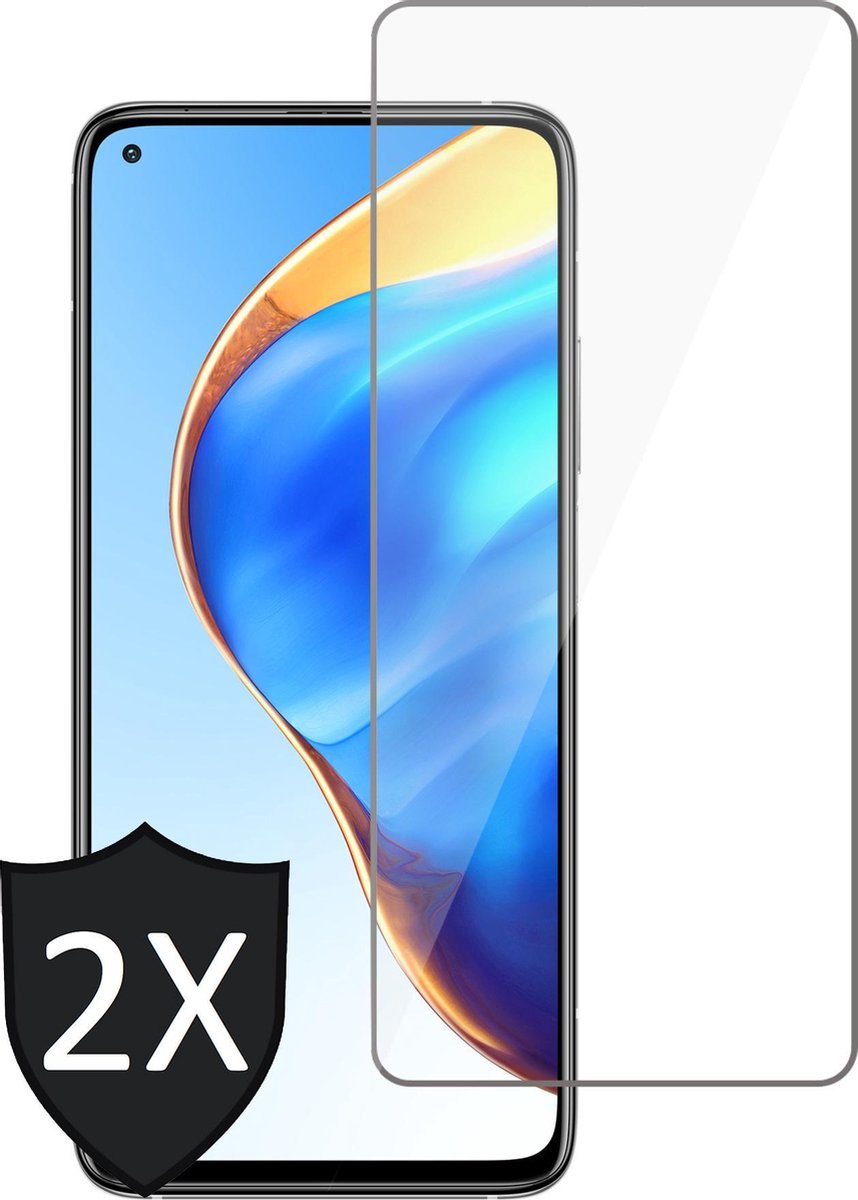 Screenprotector geschikt voor Xiaomi Mi 10T Pro - 2x Glas Screen Protector