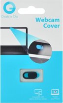 Grab n Go Webcam Cover Privacy Schuifje - Zwart