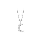 Favs Dames ketting 925 sterling zilver 24 Zirconia One Size 87373681