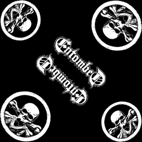 Entombed - Skull Logo Bandana - Zwart