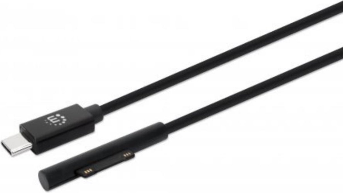 Manhattan USB-kabel 1.80 m Zwart 353632