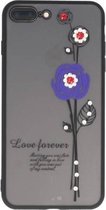 Wicked Narwal | Love Forever Hoesjes voor iPhone 7/8 / 8 Plus Paars