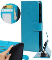 Wicked Narwal | Huawei P9 Lite Portemonnee hoesje booktype wallet Turquoise