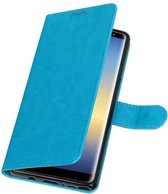Wicked Narwal | Samsung Galaxy Note 8 Portemonnee hoesje booktype wallet case Turquoise