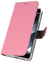 Wicked Narwal | Wallet Cases Hoesje voor Nokia 5.1 Roze