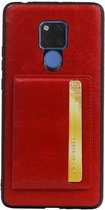 Wicked Narwal | Staand Back Cover 1 Pasjes voor Huawei Mate 20 X Rood