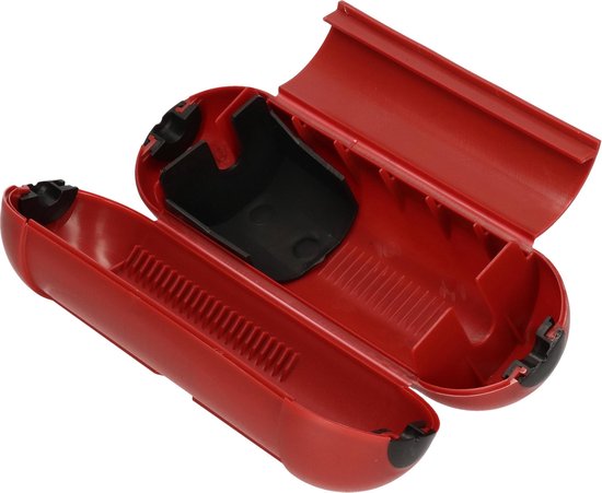 Rode veiligheid stekkersafe stekker beschermhoezen rood - 21 x 7 x 7 cm  -... | bol.com