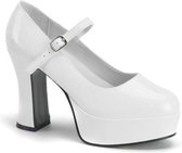 Maryjane-50 white gloss - (EU 44 = US 13) - Funtasma