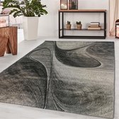 Flycarpets Kristal Modern Vloerkleed - 80x150cm - Grijs