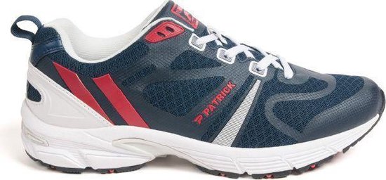 Patrick Speed Hardloopschoenen - Marine / Rood / Wit | Maat: 46 | bol.com