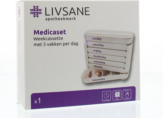 Medicaset Medicijnbox - Medicijndoos | bol.com
