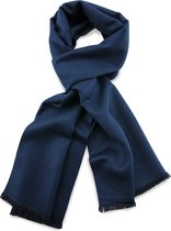 We Love Ties - Unisex sjaal viscose marineblauw