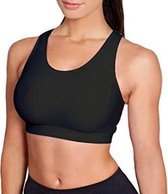 sport bh dames -sportjock -sporttop- L- 80-90 - CDE- zwart