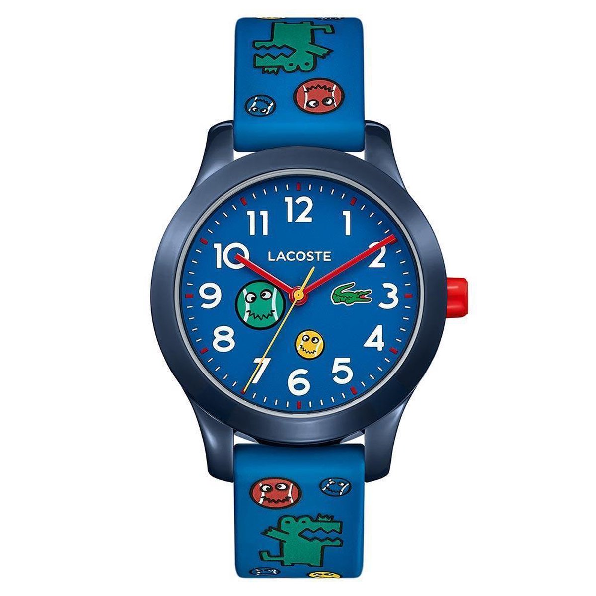 Lacoste 12.12 2030030 Horloge - Siliconen - Blauw - Ø 32 mm