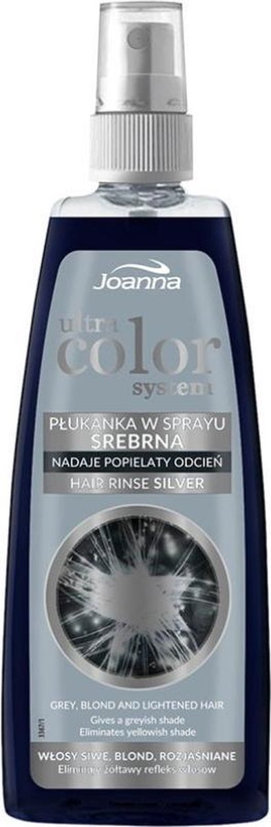 Joanna - Ultra Color System Silver Spray Rinse For Blond And Lightened Hair 150Ml