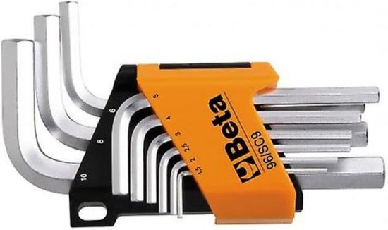 Beta Inbus Set Beta inbus sleutelset 9-delig, kort model. 1,5-2-2,5-3-4-5-6-8-10 mm | bol
