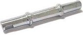 trapas met spie 939-2-A 135 x 16 mm zilver