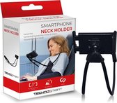 Nek telefoonhouder | Smartphone Houder | 360° Draaibaar | Universeel en Buigbaar | 4.3 tot 6.5 inch | Zwart