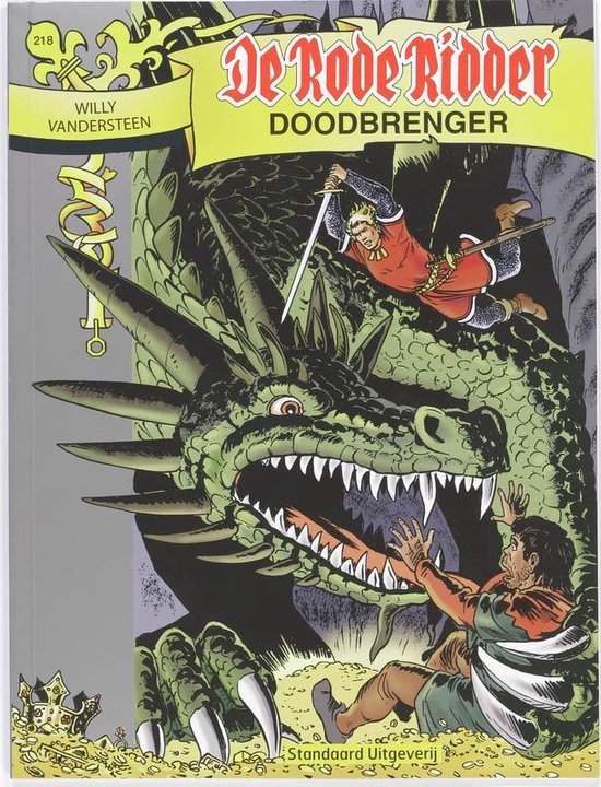 Cover van het boek 'Rode ridder 218 Doodbrenger' van w. Vandersteen