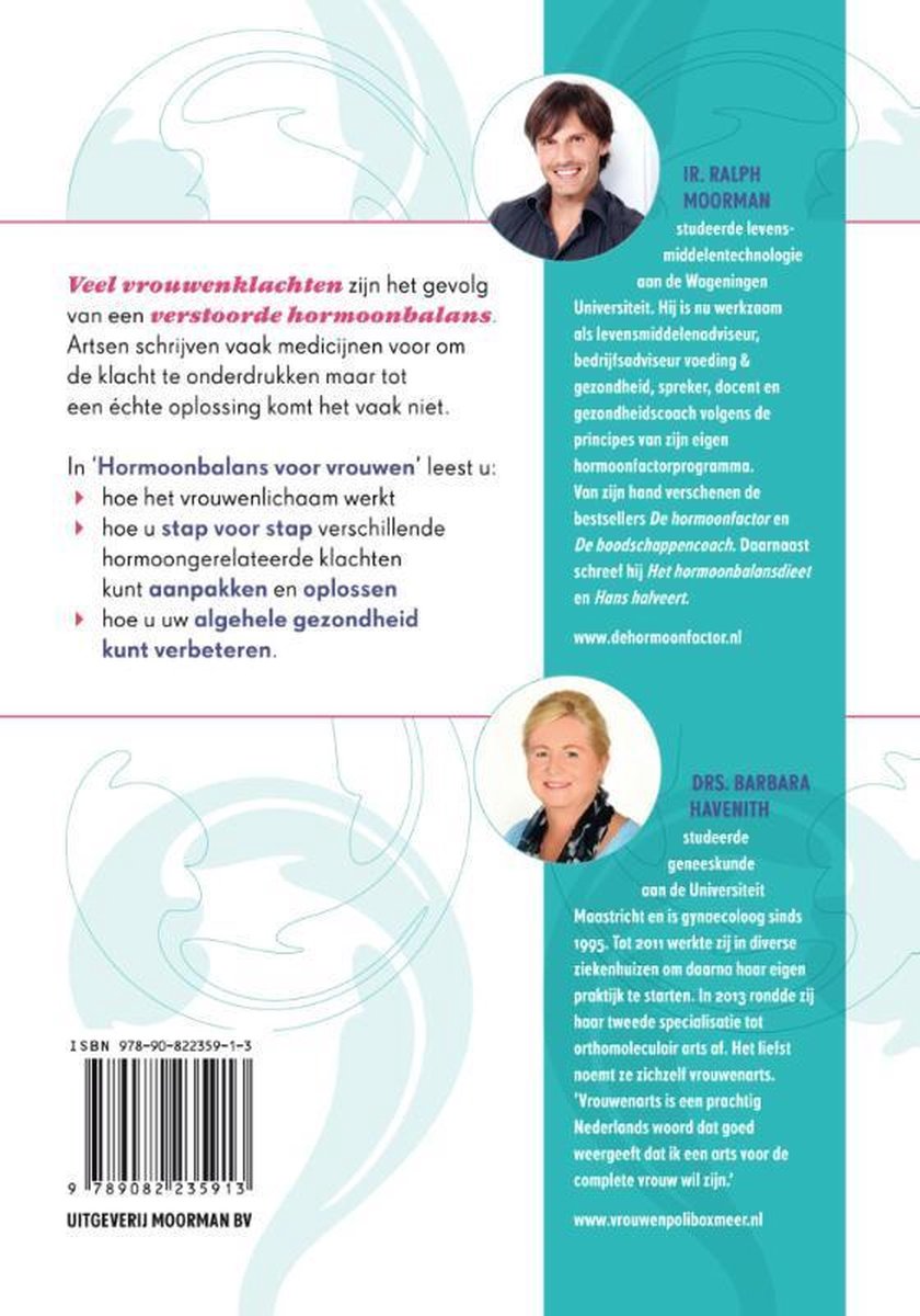 Hormoonbalans voor vrouwen - back cover