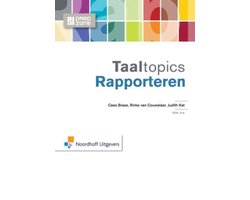 Omslag van Taaltopics  -   Rapporteren