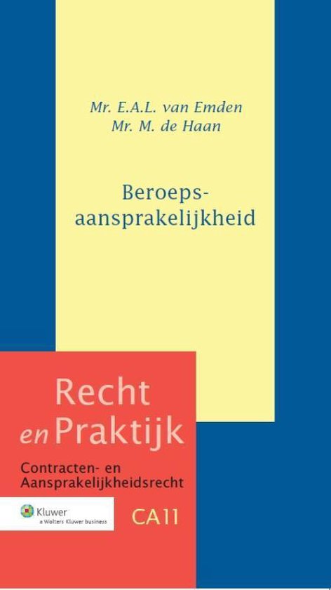 Recht en Praktijk - contracten en aansprakelijkheidsrecht CA ... - cover
