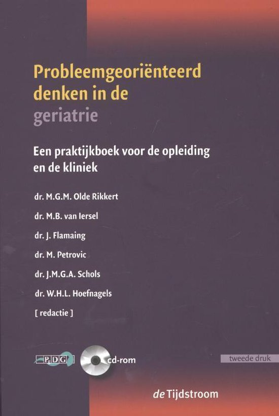 Cover van het boek 'Probleemgeorienteerd denken in de geriatrie'