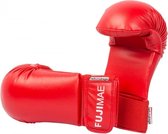 Fuji Mae Karate Handbeschermers Kleur: Rood, S