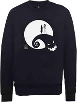 Nightmare Before Christmas, The Sweater/trui -XL- MOON OOGIE BOOGIE Zwart