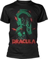 Plan 9 Dracula Unisex Tshirt -XXL- DRACULA LUNA Zwart