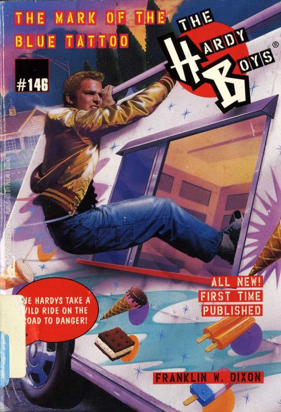 Hardy Boys - The Mark of the Blue Tattoo - cover