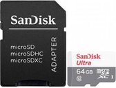 SanDisk 64GB Ultra microSDXC flashgeheugen Klasse 10