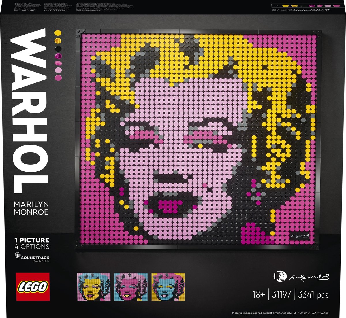 LEGO Art Andy Warhol's Marilyn Monroe 31197 — afbeelding 21