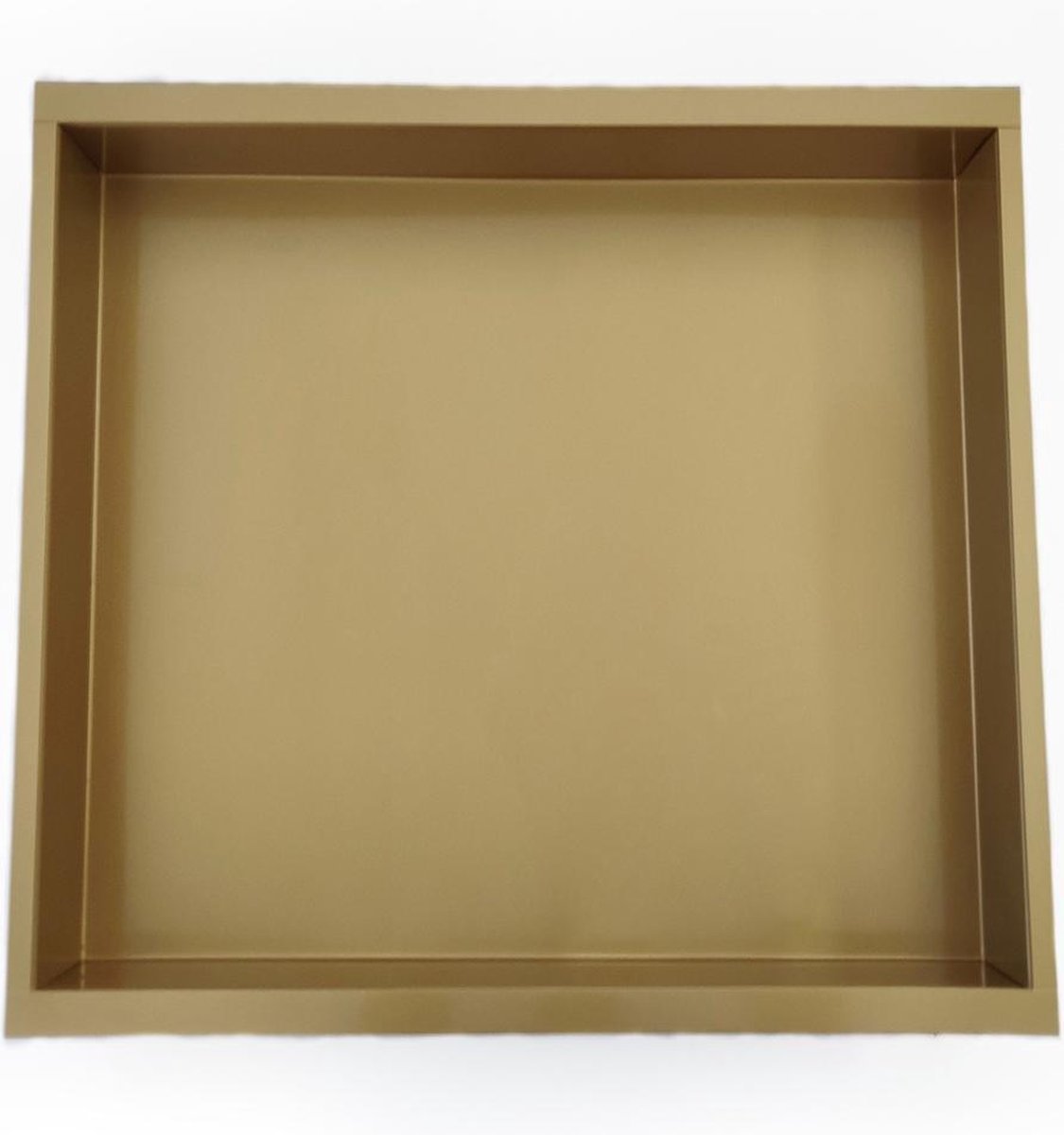 Inbouwnis BWS 30x30x10 cm RVS Goud
