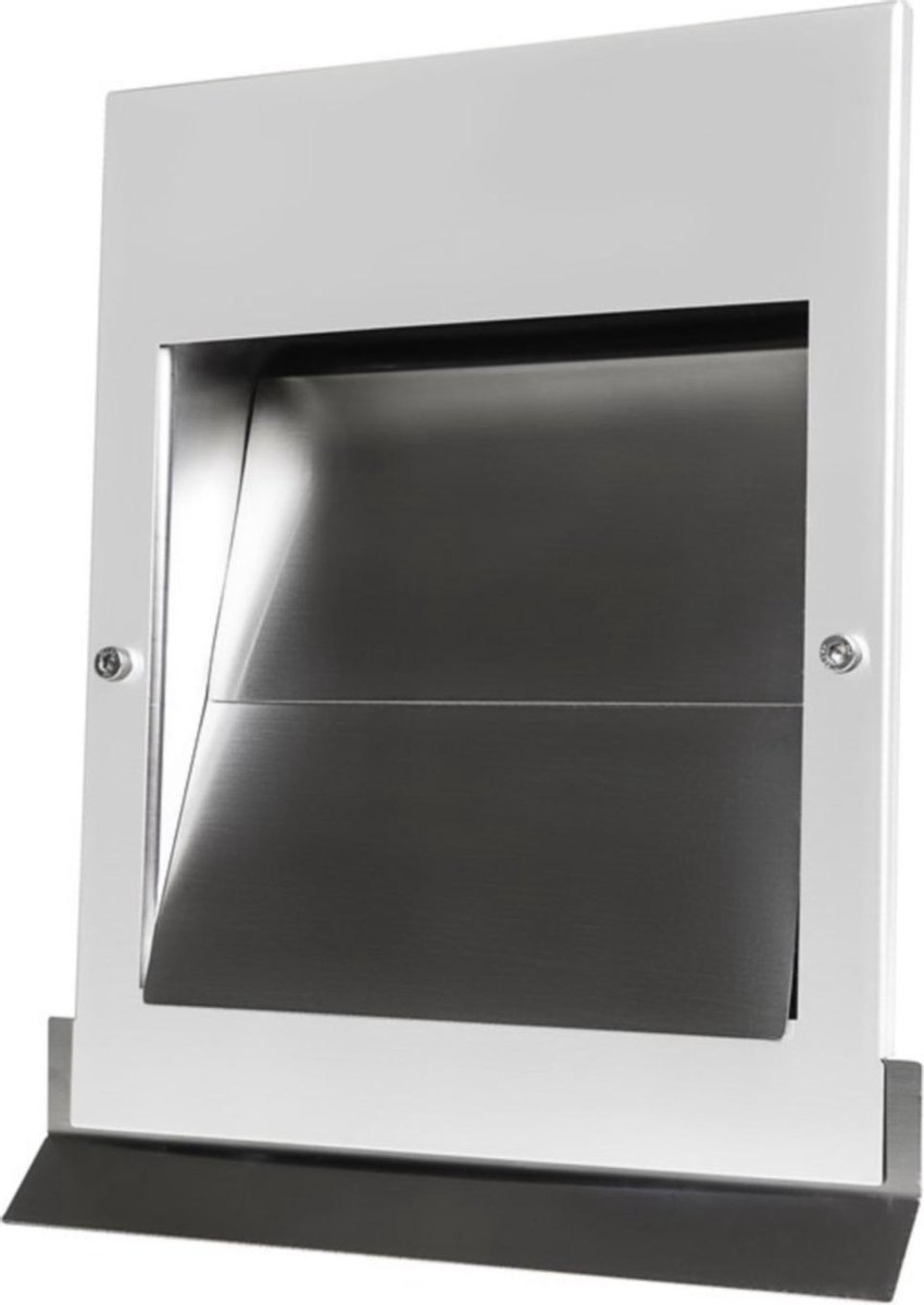 Overdruk Ventilatierooster Sigma 15 cm Mat Wit